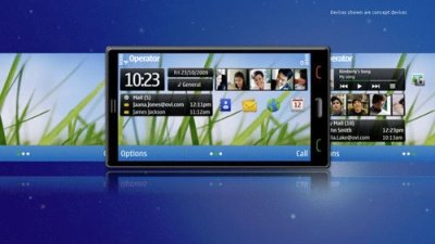 A nova interface do Symbian