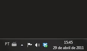 Dicas do Windows 7: como exibir, por extenso, a data na Barra de sistema