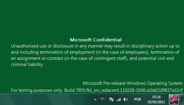 Novos rumores sobre o Windows 8