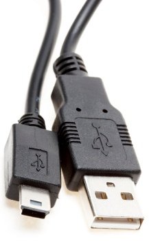 Conector USB A e mini B