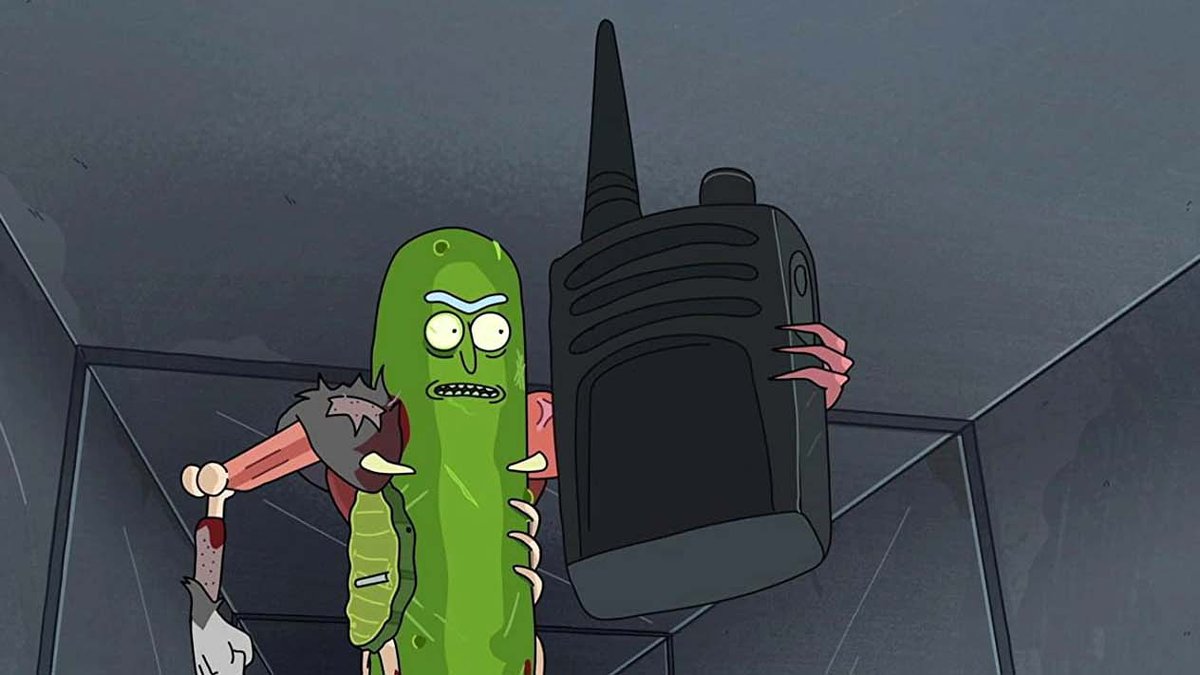 Rick and Morty, Nike, pickle rick, art, cartoon, animated, Rick